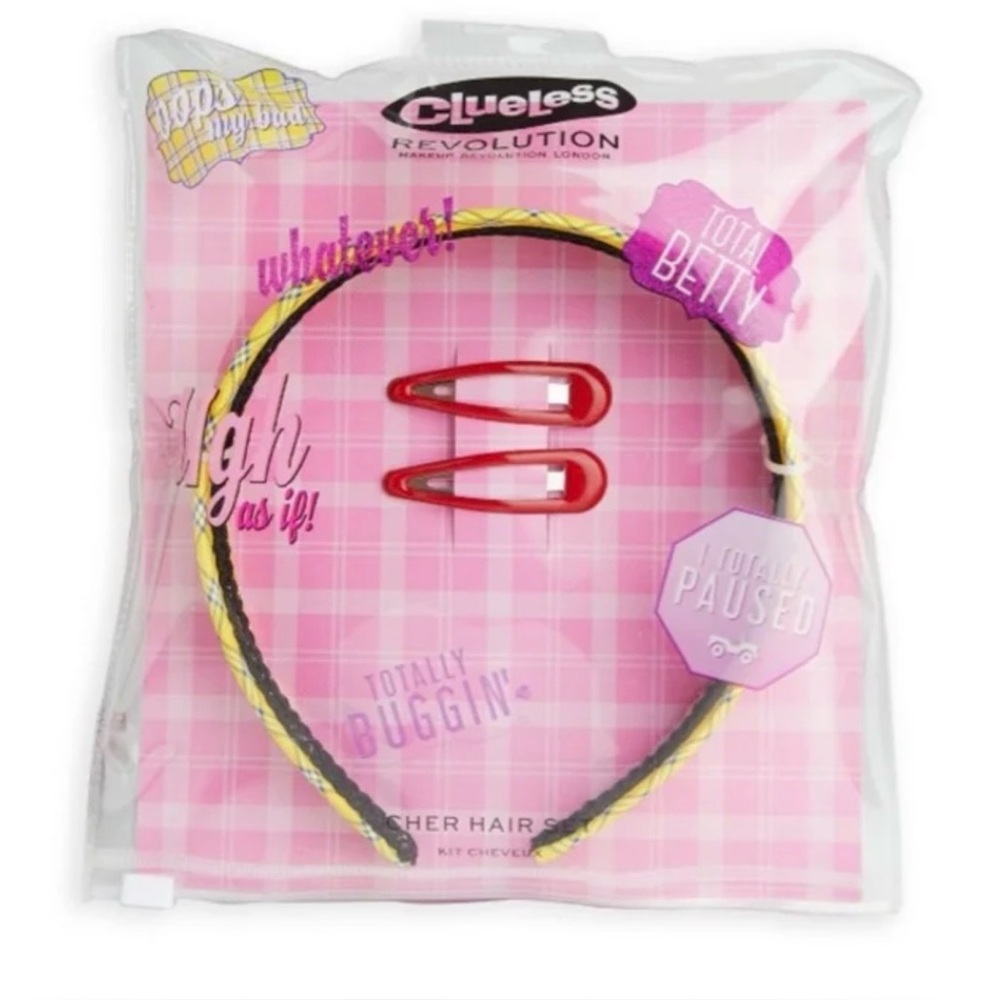 Revolution Beauty x Clueless Cher Headband and Hair Clips